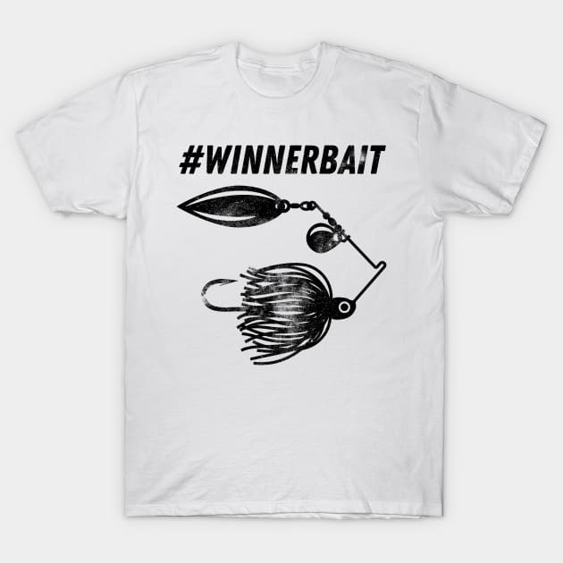 #WINNERBAIT (black) T-Shirt by toadyco